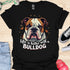 Life is better with a bulldog - V4 - Cute Stare T-Shirt